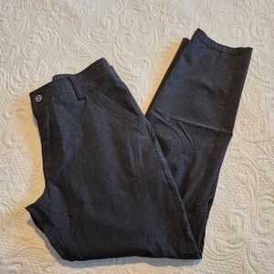 Kuhl Deceptr men's 32 x 30 dark gray almost black  activewear pants, VVGUC